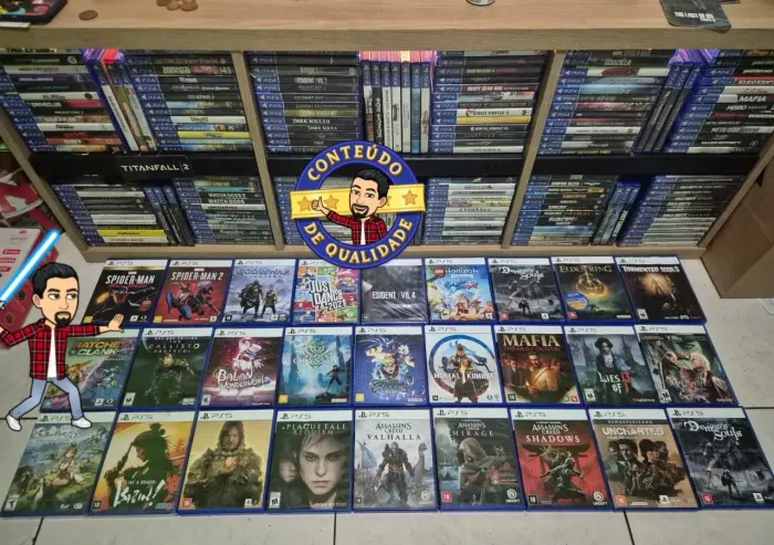 Jogos diversos para Ps4 e Ps5 (a partir de 49)