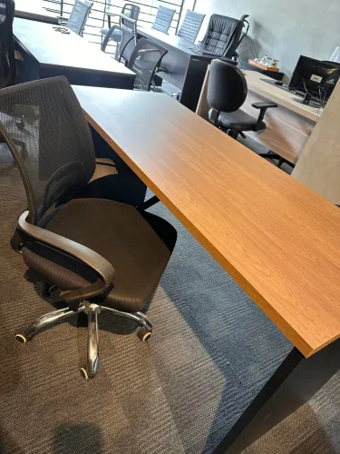 MESA DE ESCRITÓRIO 1.50x0.60 COM CADEIRA - LOJA IKONMIXOFFICE 