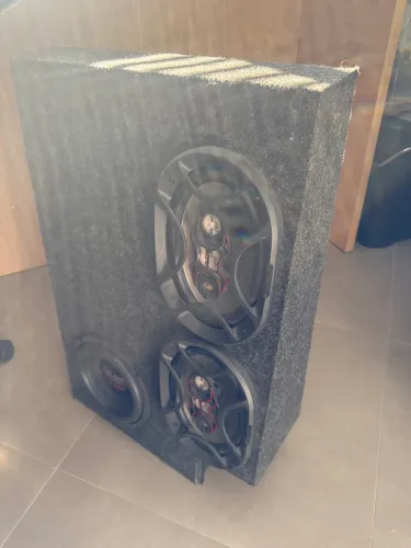 Caixa som automotivo c/Modulo