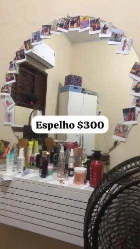 Espelho redondo de 1 metro