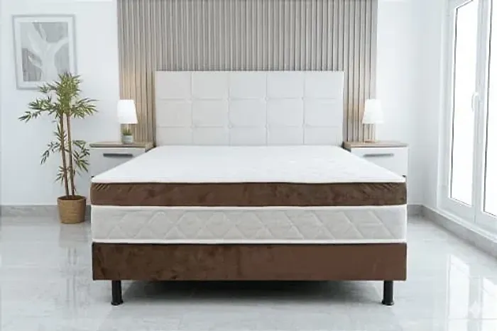 Cama box casal D33 grátis cabeceira