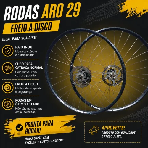 Rodas aro 29 mas detalhe chama no zap *