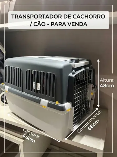 Caixa de transporte pra cachorro de porte médio