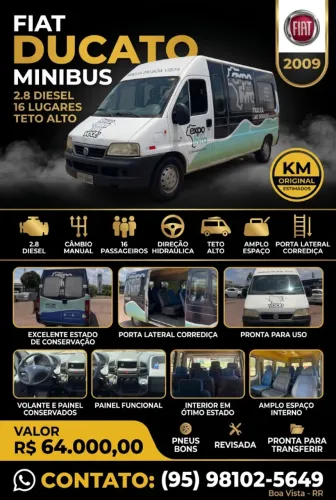 Fiat Ducato Minibus 2.8 Turbo Diesel 2009