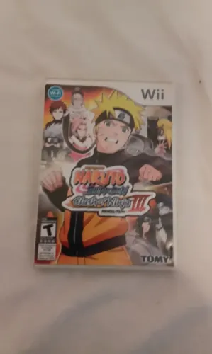 Naruto Shippuden Clash of Ninja 3 jogo Nintendo Wii