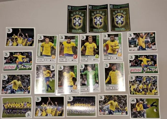 Figurinhas copa das confederações 2013