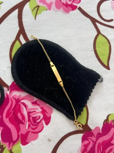 Pulseira folheada