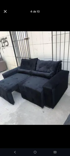 Sofá retrátil direto de fabrica de 1,60 direto de fabrica com espuma D33 de 10cm 