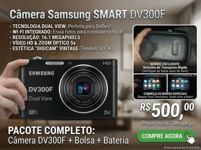 Maquina fotográfica Dv300f
