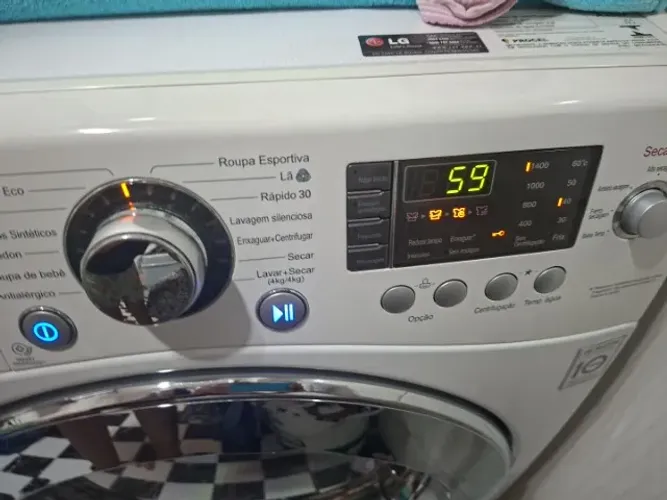 Lava e Seca Samsung EcoBubble 10kg - para conserto/retirada de peças