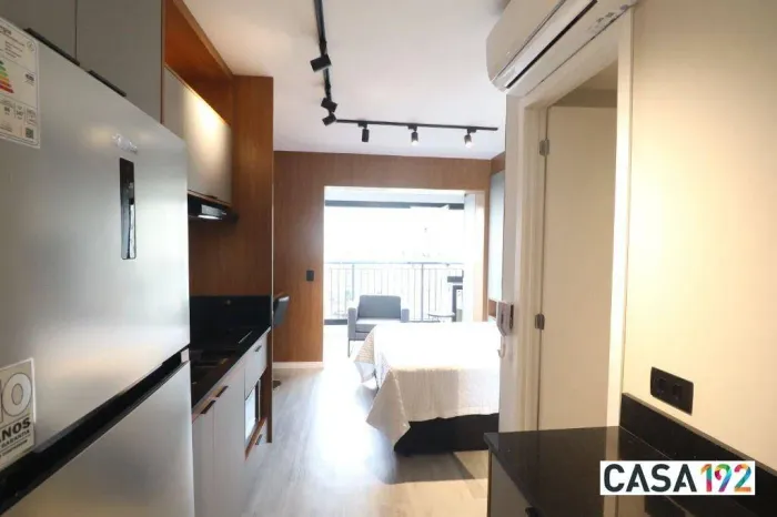 Apartamento para alugar, 25 m² por R$ 3.320,00/mês - Cidade Monções - São Paulo/SP