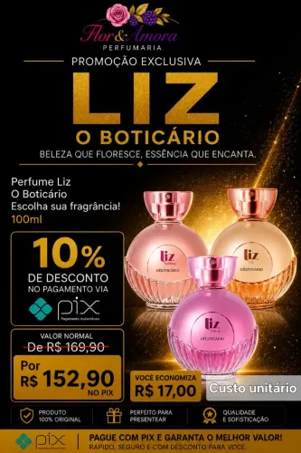 Perfume Liz O boticário 100ml - Consulte disponibilidade!
