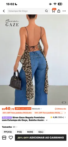 Blusa de onça