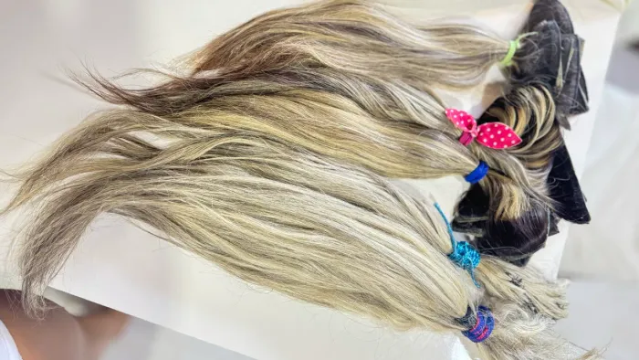 Cabelo Brasileiro do Sul + vietnamita 500g/55cmpacote 