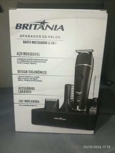 Aparador De pelos Britinia Multigroom Bap23 a prova d agua Aço inox Bivolt