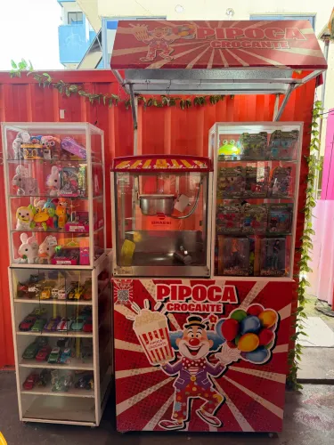 Loja de pipoca completa 