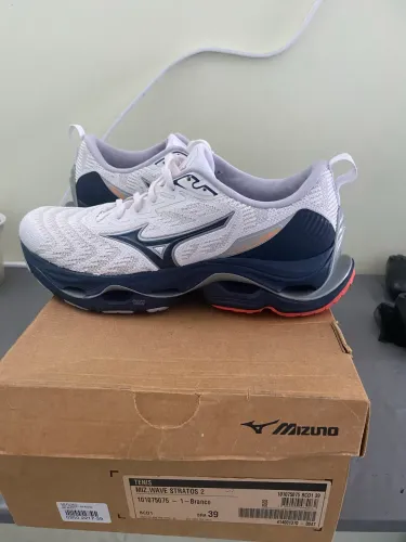 MIZUNO WAVE STRATUS 2 BRANCO ORIGINAL