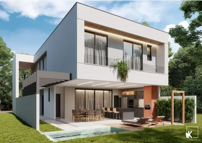 Casa duplex Sobrado Condomínio Estoril Novo Aleixo 4 Suítes Piscina Manaus-AM Financia