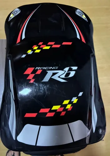 Mala Infantil 3d Hot Wheels Rodinhas Viagem Racing R6
