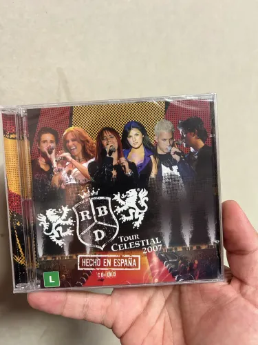 CD+DVD RBD Tour Celestial 2007 - Hecho en España LACRADO!