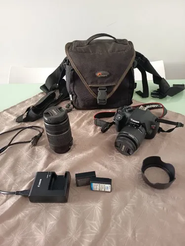 Canon EOS Rebel T5 - 13.611 disparos: Lentes18-55mm + 55-250mm<br>- Lente EF-S 55-250mm