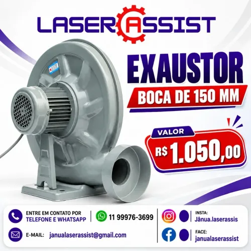 Exaustor  Boca 150mm