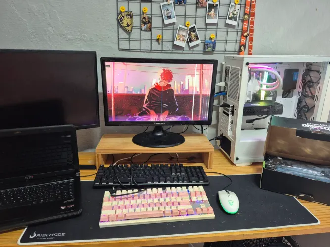 Pc gamer completo, notebook, telas, placa de video extra e outros periféricos