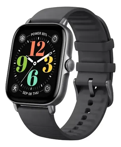Amazfit GTS 4 Mini New Preto | Smartwatch Compacto com Monitoramento de Atividades