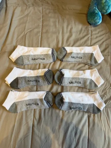 6 Pares de Meias Nautica Novos