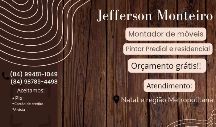 Montagens, móveis , pintura *