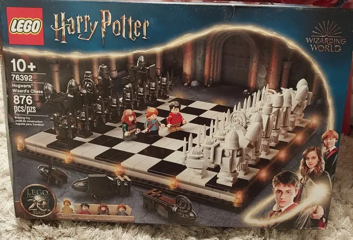 Lego 76392 xadrez harry potter completo caixa e manual
