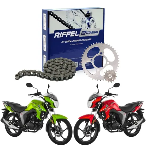 Kit relação Suzuki YES intruder GSR 150 DK 150 160 biz/pop 100/110/125 amortecedor COFAP 