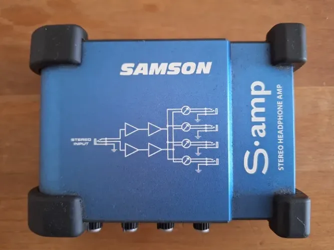 Amplificador de Fone Samson S.amp (4 Canais) - Único Dono