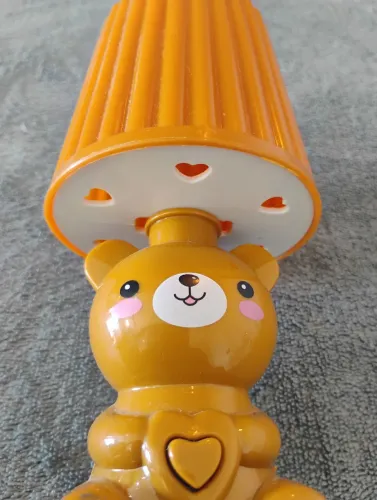Lustre abajur infantil de ursinho