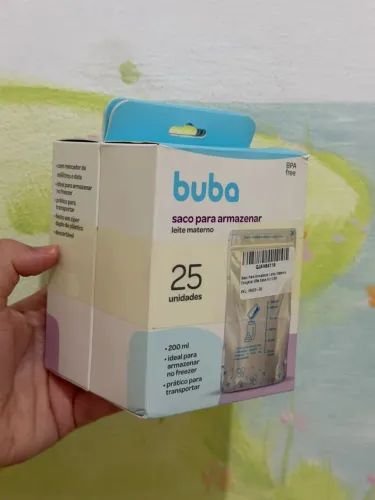 Saco para armazenar leite materno - Buba