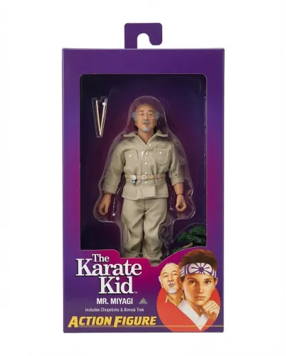 Boneco Sr. Miyagi The Karate Kid Action Figure Colecionável