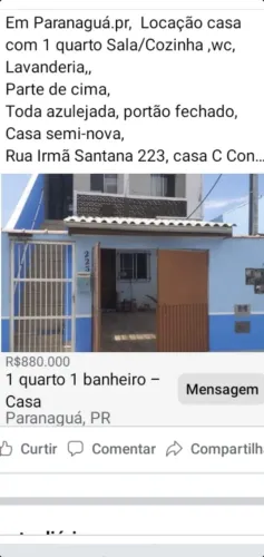 Aluguel Casa em Paranagua