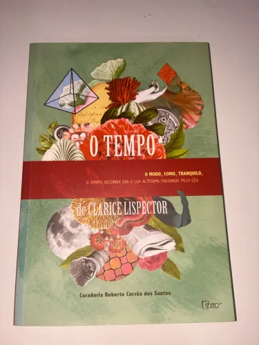 livro o tempo  de clarice lispector + brinde