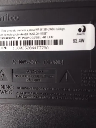 Tv Philco tela quebrada