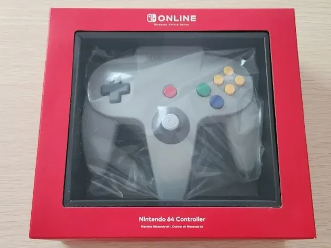 Controle N64 Nintendo Switch Online Cor Cinza