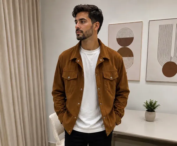 Jaqueta suede M