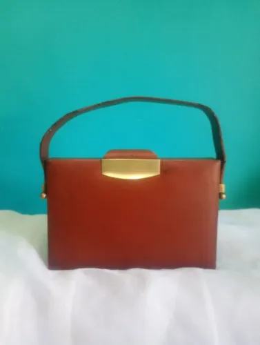 Antigo bolsa de mão / estojo para viagem - Feminina