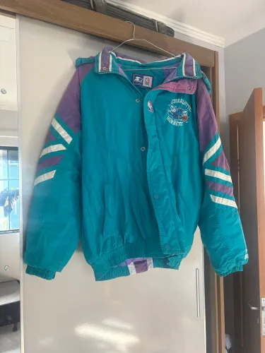 Jaqueta charlotte hornets original da época 