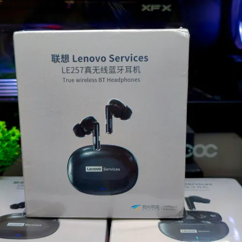 Fones de Ouvido Lenovo LE 257 Bluetooth 6.0 C/ ANC -Preto ou Branco