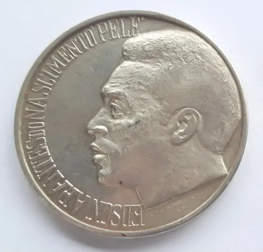 Medalha Pelé Comemorativa da Despedida do Futebol 1974