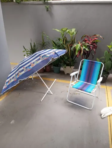 Cadeira de praia  guarda sol