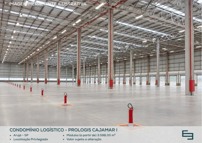 Galpão para alugar em Arujá/SP com 5.854,50 m² próximo à Rodovia Presidente Dutra