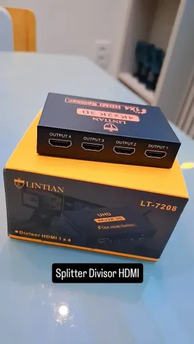 Splitter HDMI divisor 4 portas