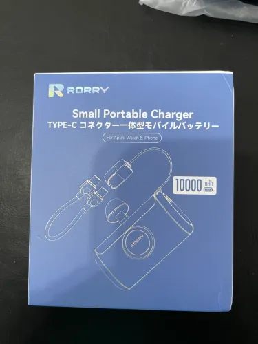 Power Bank RORRY PalmGo 10000mAh PD 22.5W USB-C 3 em 1