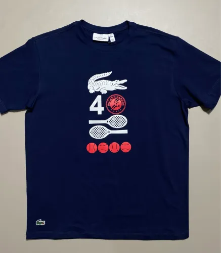Camiseta Roland Garros Azul Marinho